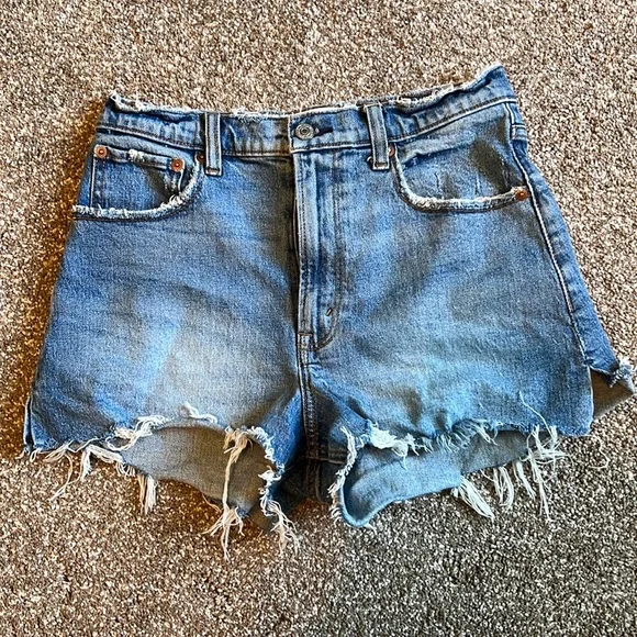 90s High Rise Cutoff Shorts - Picture 1 of 3